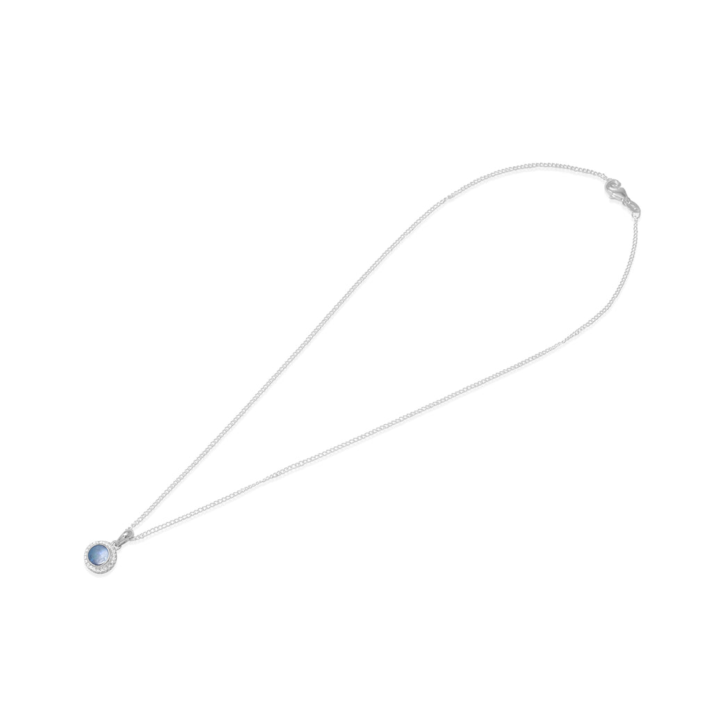 Pendant Kalung Small Round Koleksi Opal Perak 925