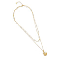 925 Sterling Silver Shell Collection Layered Chain Necklace
