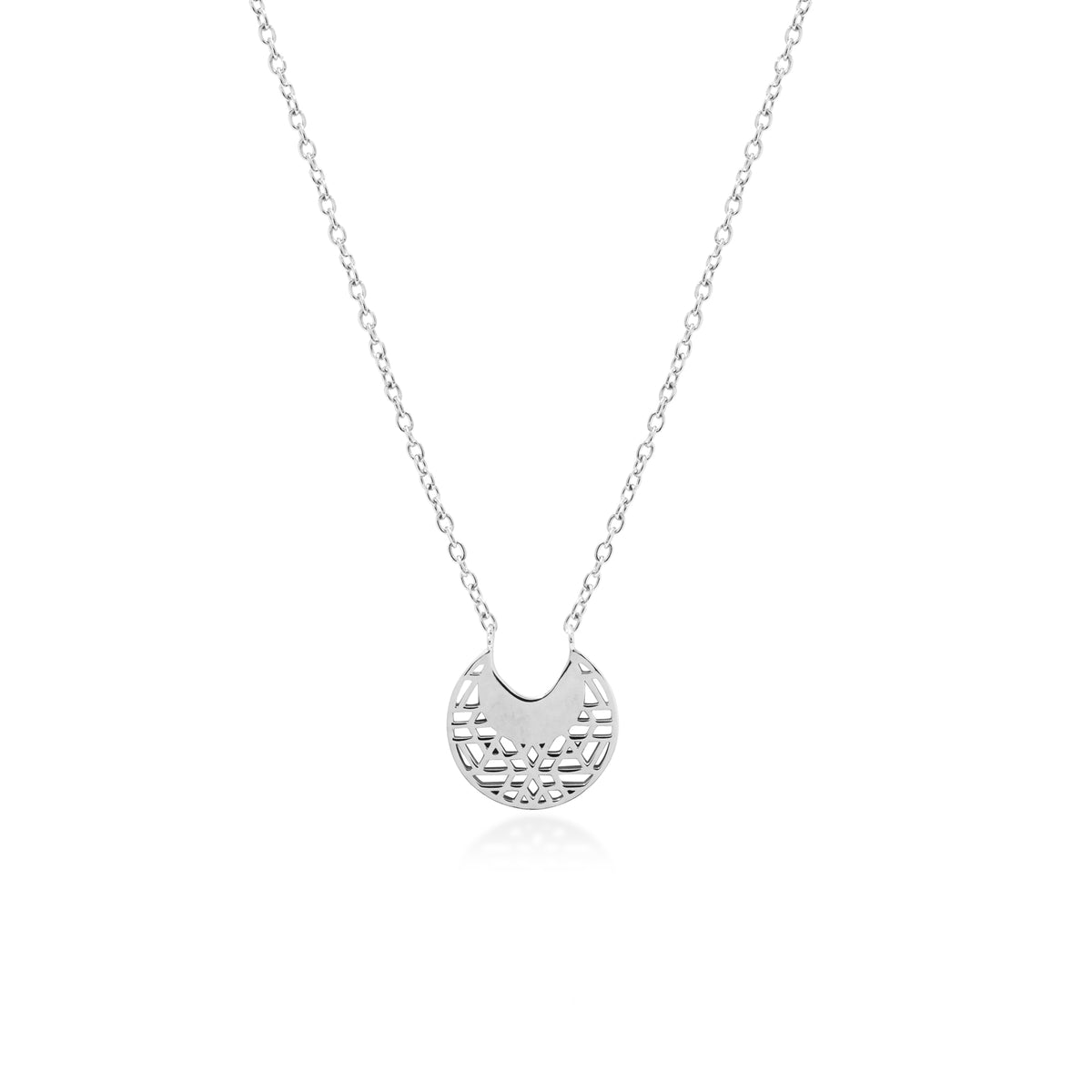 Kalung Round Koleksi Jali Sterling Silver 925