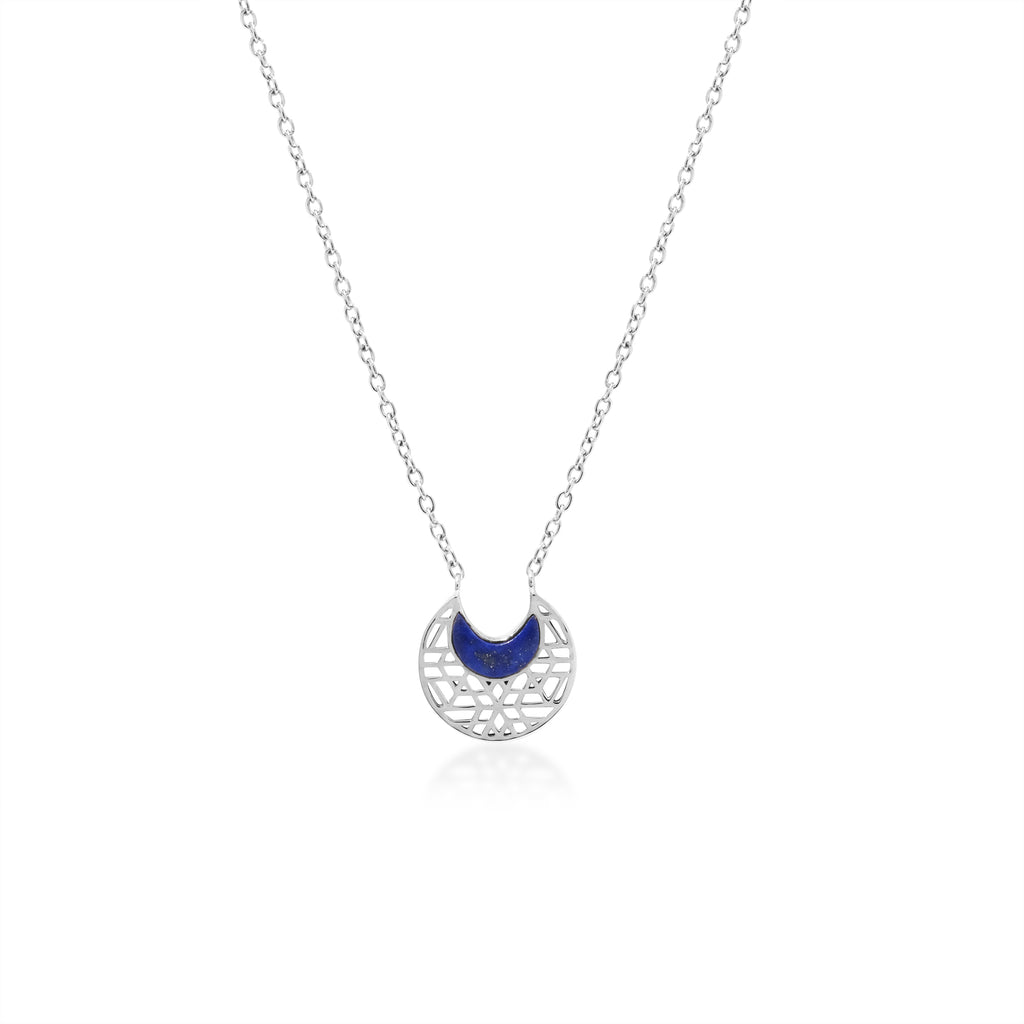 Kalung Round Koleksi Jali Sterling Silver 925