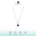 Pendant Kalung Small Round Koleksi Opal Perak 925