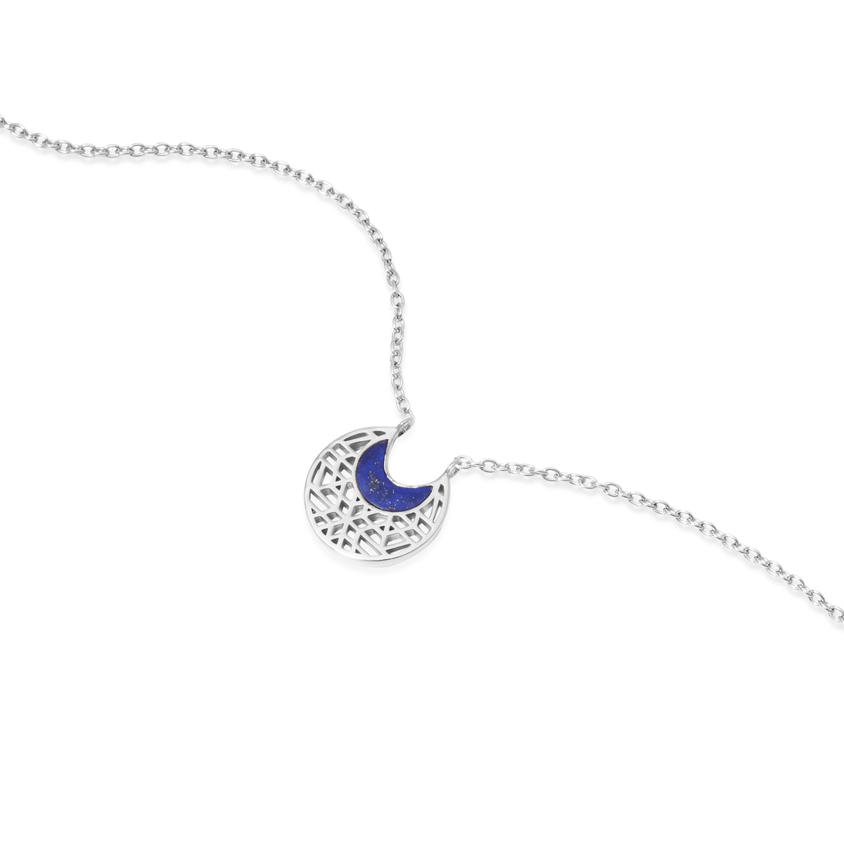 Kalung Round Koleksi Jali Sterling Silver 925