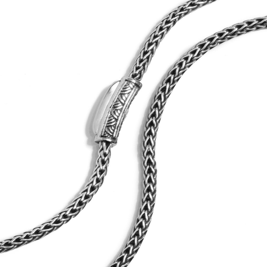 925 Sterling Silver Maori Chain Necklace