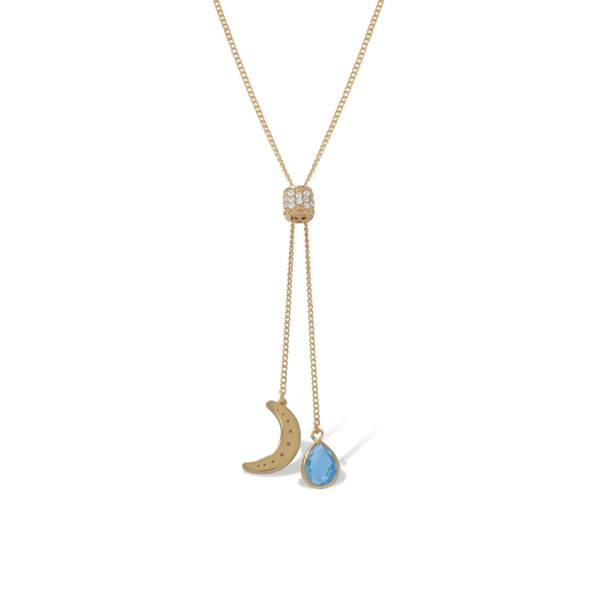 Selene Collection Sterling Silver 925 Gold Plated Choker Necklace