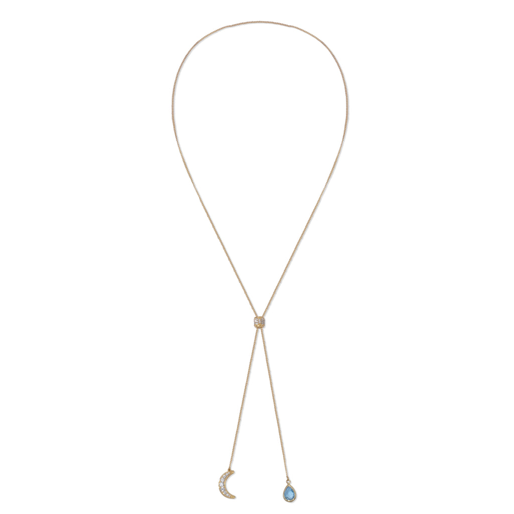 Kalung Choker Perak Koleksi Selene Sterling Silver 925 Gold Plated