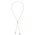 Kalung Choker Perak Koleksi Selene Sterling Silver 925 Gold Plated