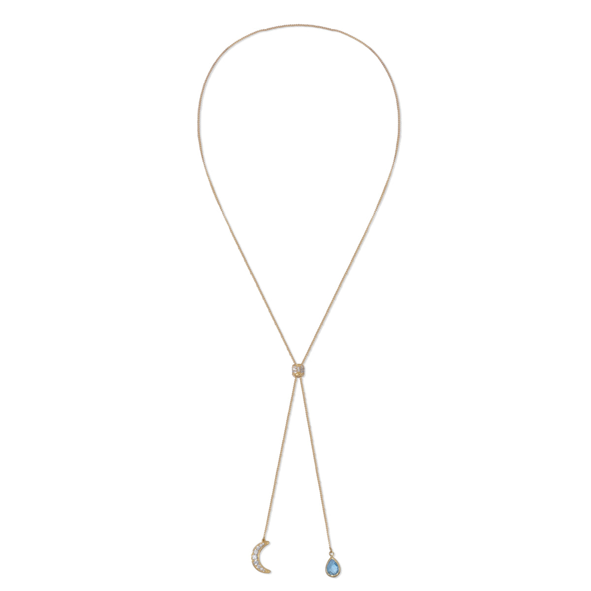 Selene Collection Sterling Silver 925 Gold Plated Choker Necklace