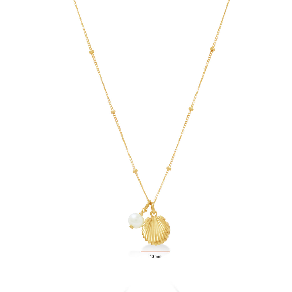 Kalung Rantai Koleksi Shell Sterling Silver 925