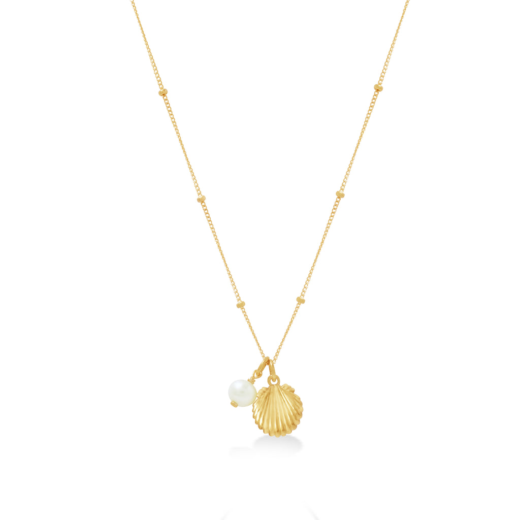 Kalung Rantai Koleksi Shell Sterling Silver 925