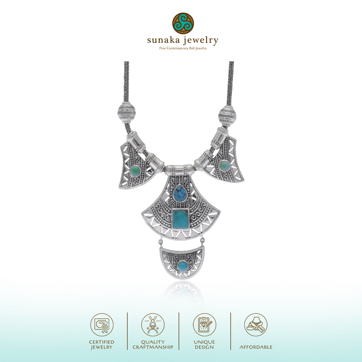 Kalung Silver 925 Koleksi Bohemian Sterling Silver