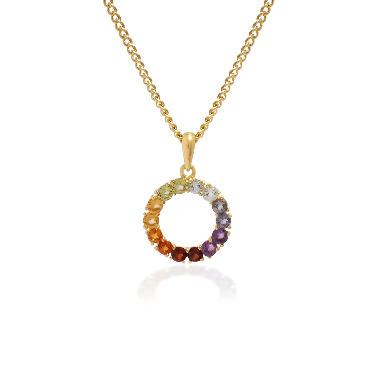 Kalung Perak Halo Chakra Sterling Silver 925