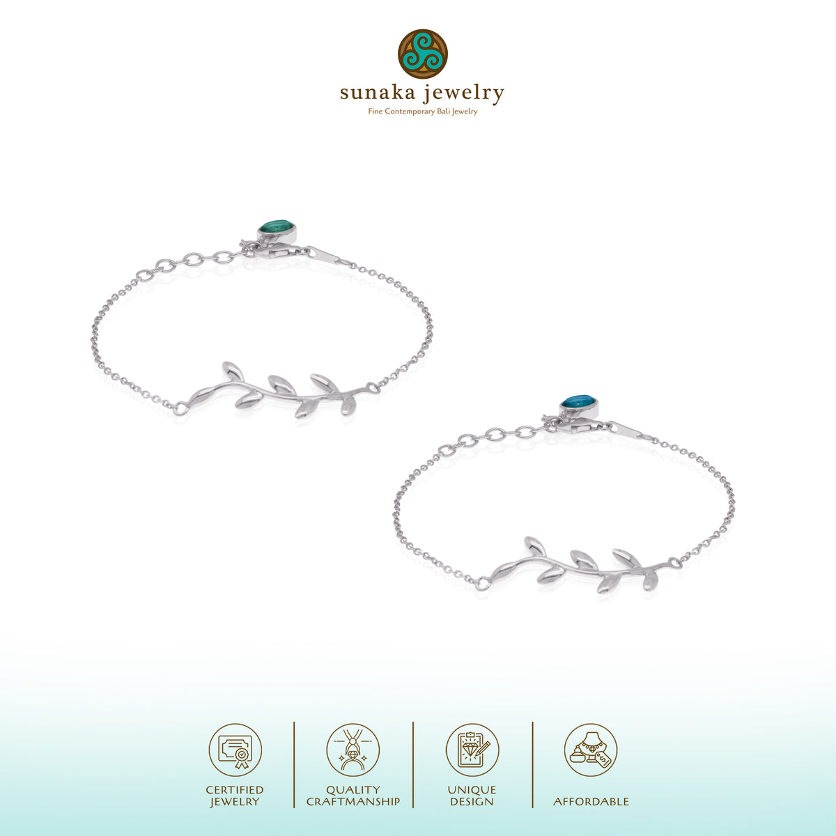 Gelang Perak 925 Koleksi Olivia Sterling Silver