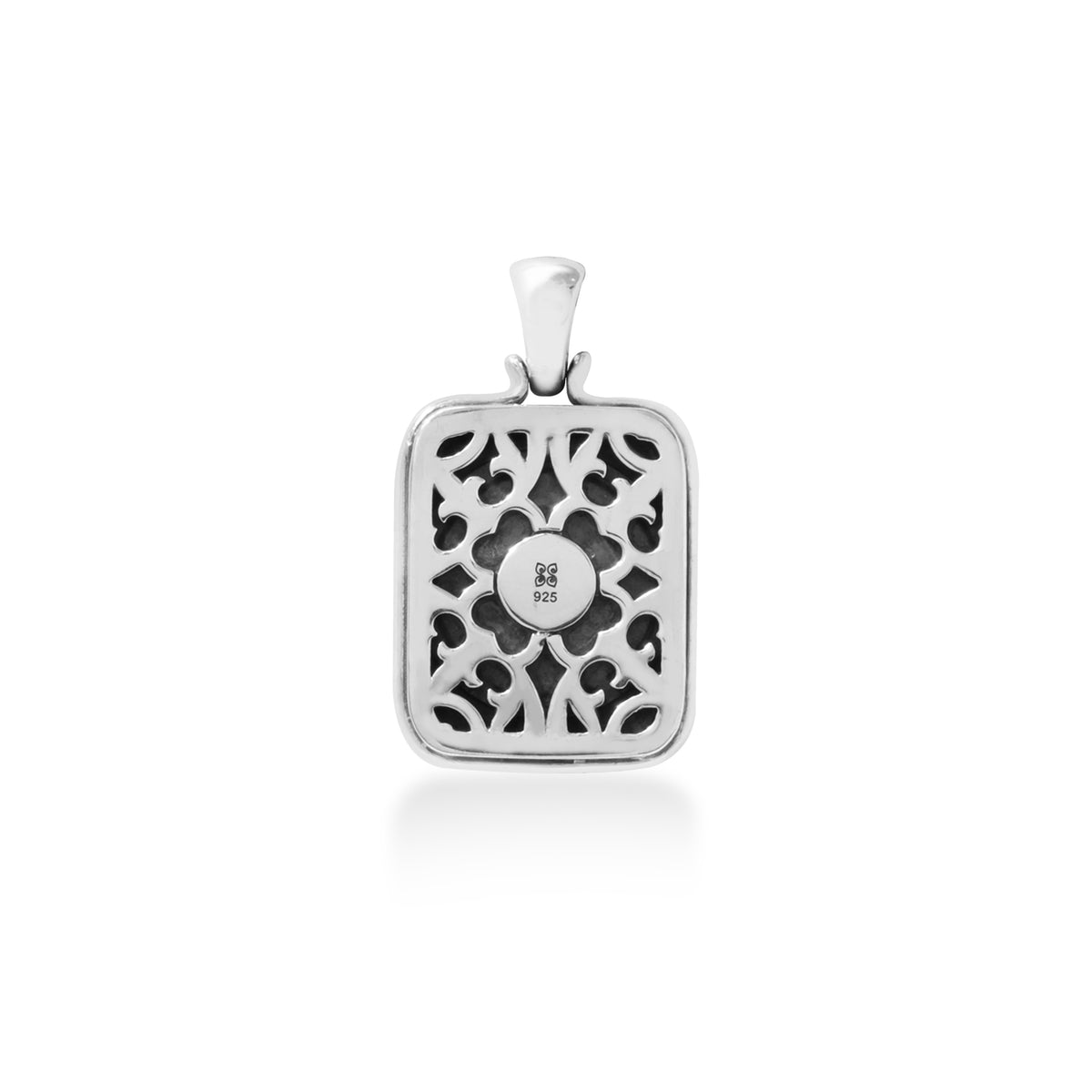 Pendant Perak Kotak Koleksi Kompas Sterling Silver 925