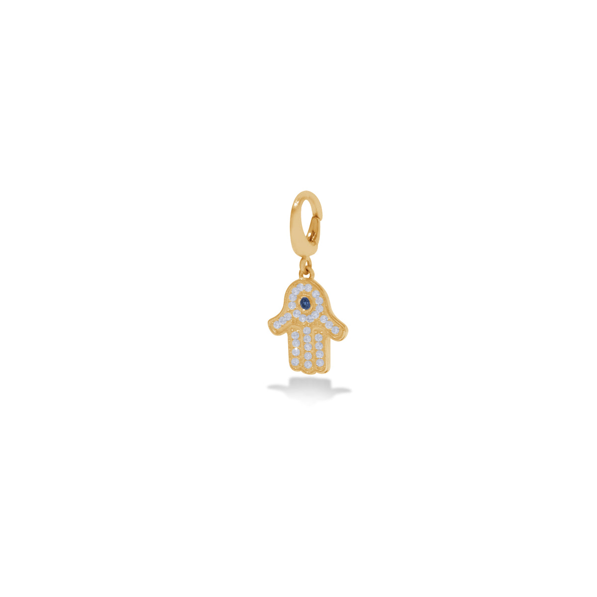Charm Perak Koleksi Hamsa Sterling Silver 925 Gold Plated