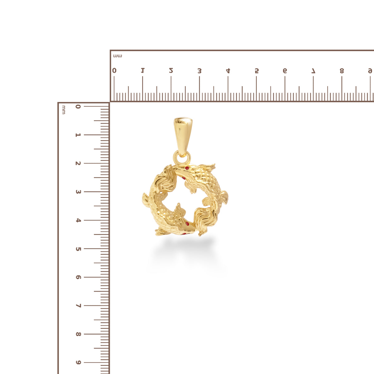 Yamabuki Sterling Silver 925 Gold Plated Pendant