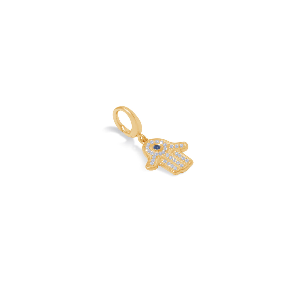 Charm Perak Koleksi Hamsa Sterling Silver 925 Gold Plated