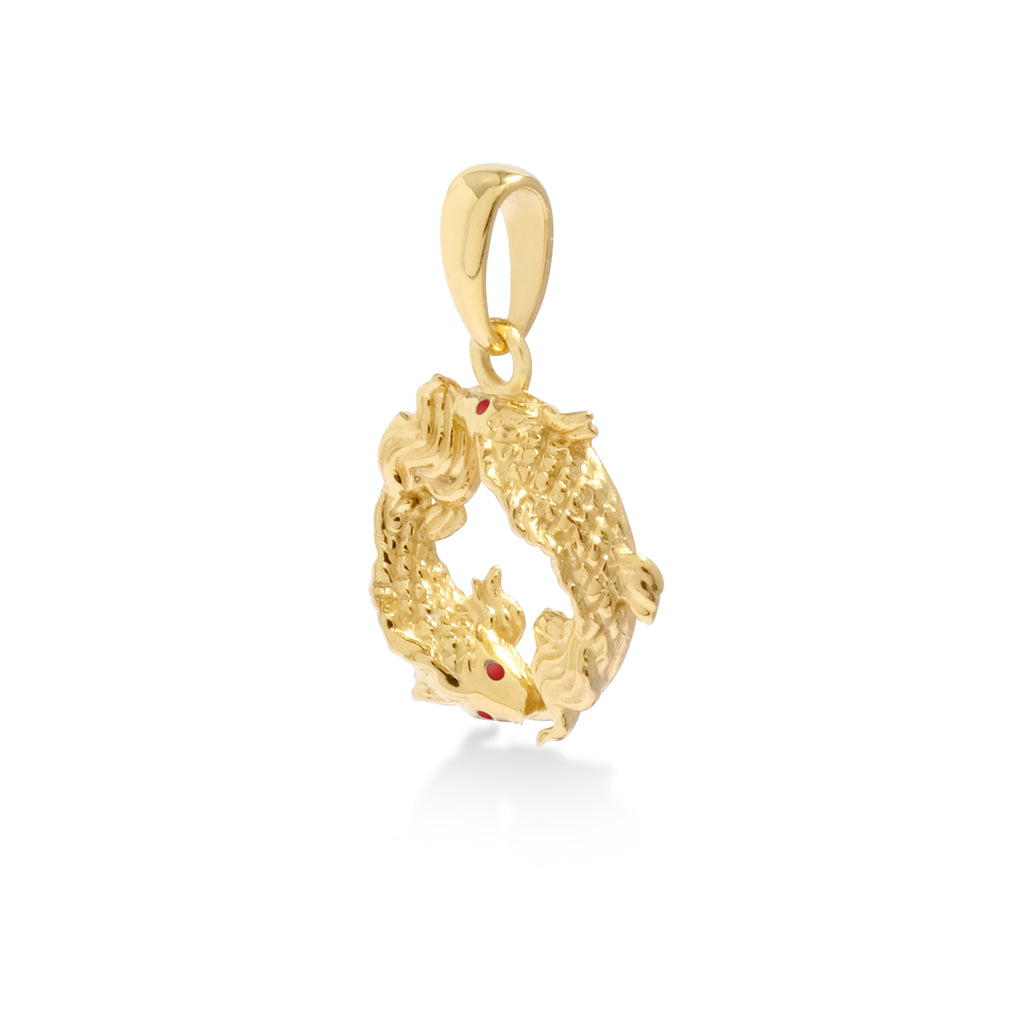Yamabuki Sterling Silver 925 Gold Plated Pendant