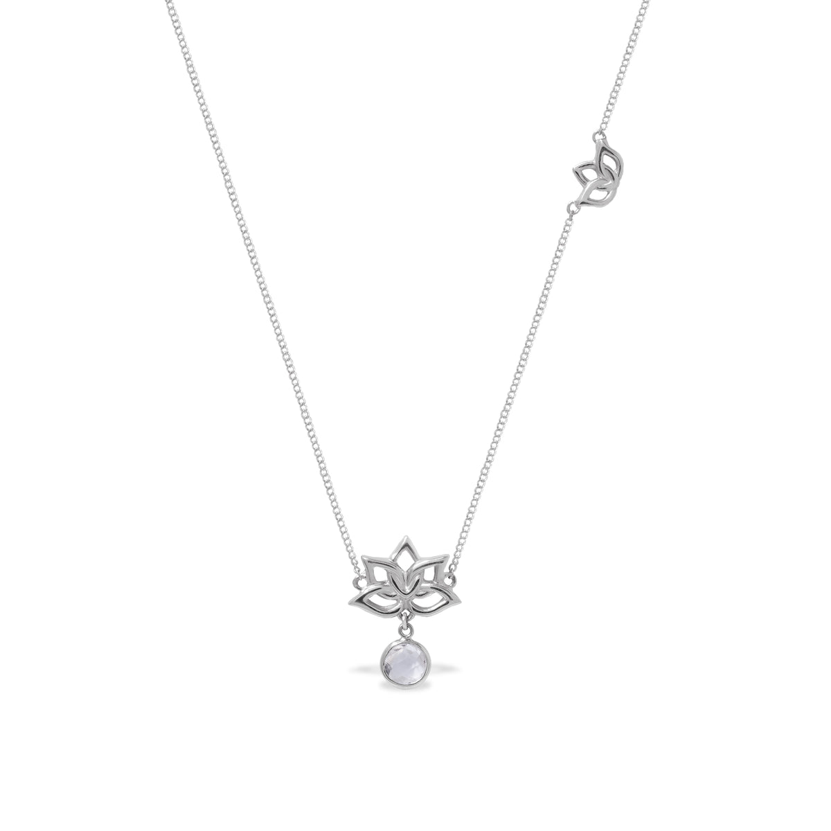 Water Lily Collection Sterling Silver Necklace