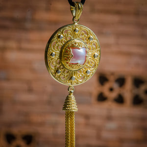 Pendant Perak 925  Koleksi Padma Acala Gold Plated