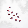 Natural Garnet Pear Briolette Gemstone 5x8 mm