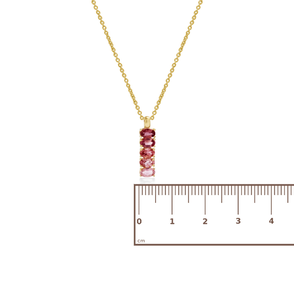 Sunaka Jewelry Gradation Collection 925 Silver Necklace