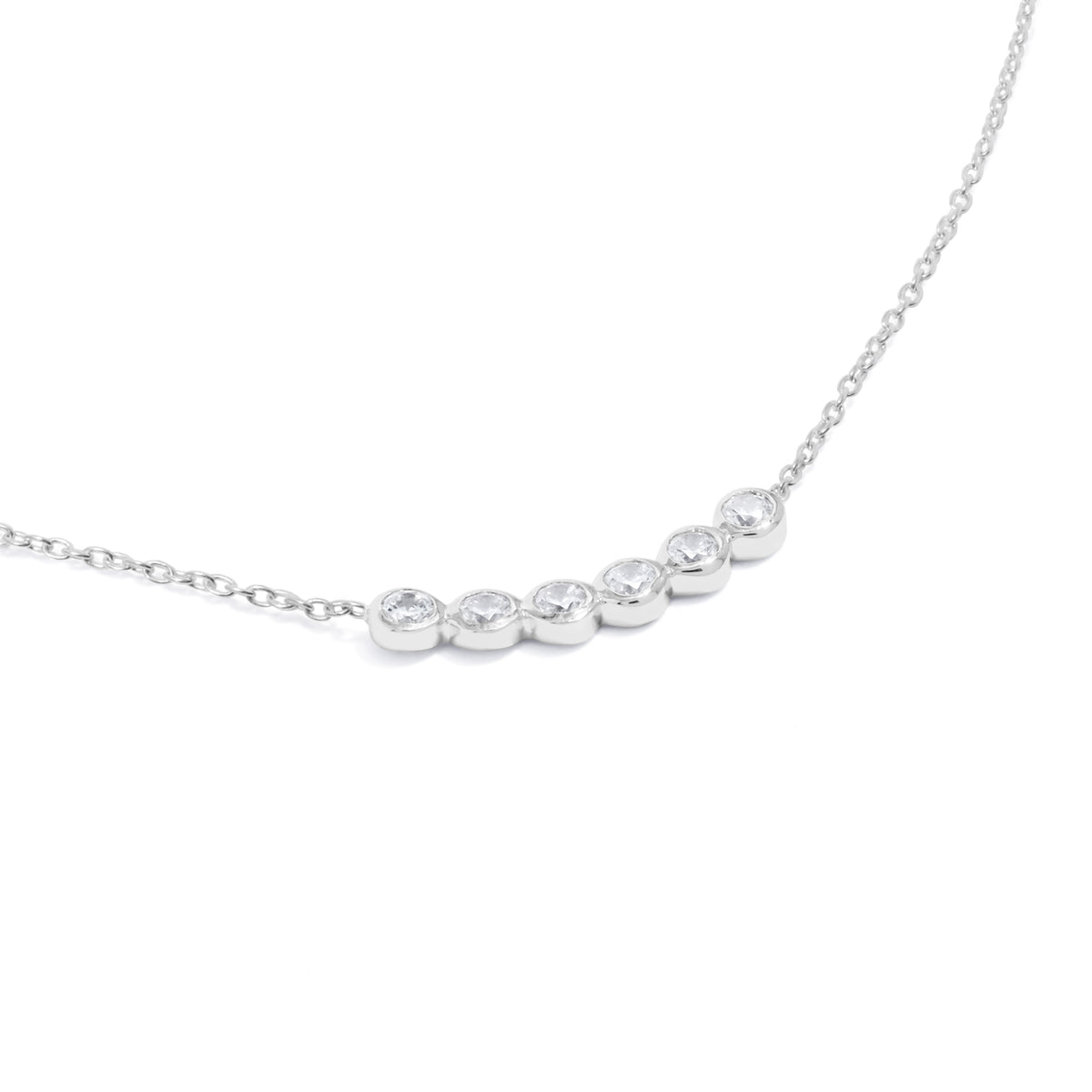Petite Circle Collection Necklace 925 Sterling Silver