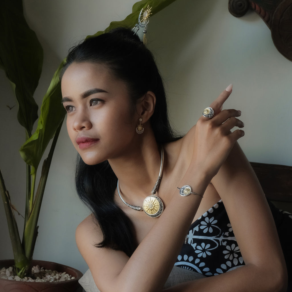 Hairpiece Pin Matahari Sterling Silver 925 Collection