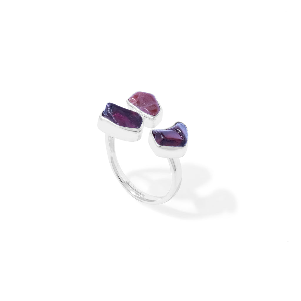 2 Pristine Chakra 925 Sterling Silver Rings