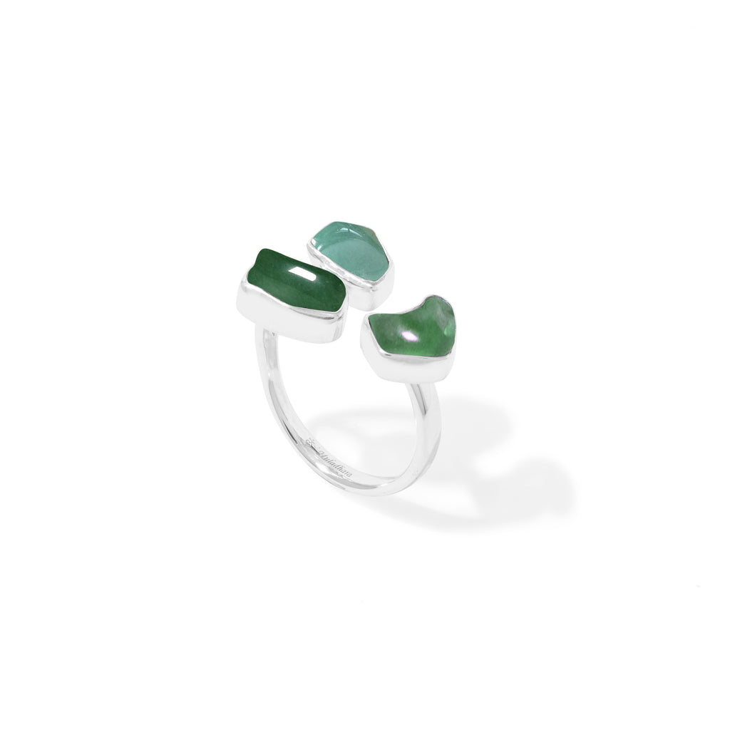 2 Pristine Chakra 925 Sterling Silver Rings