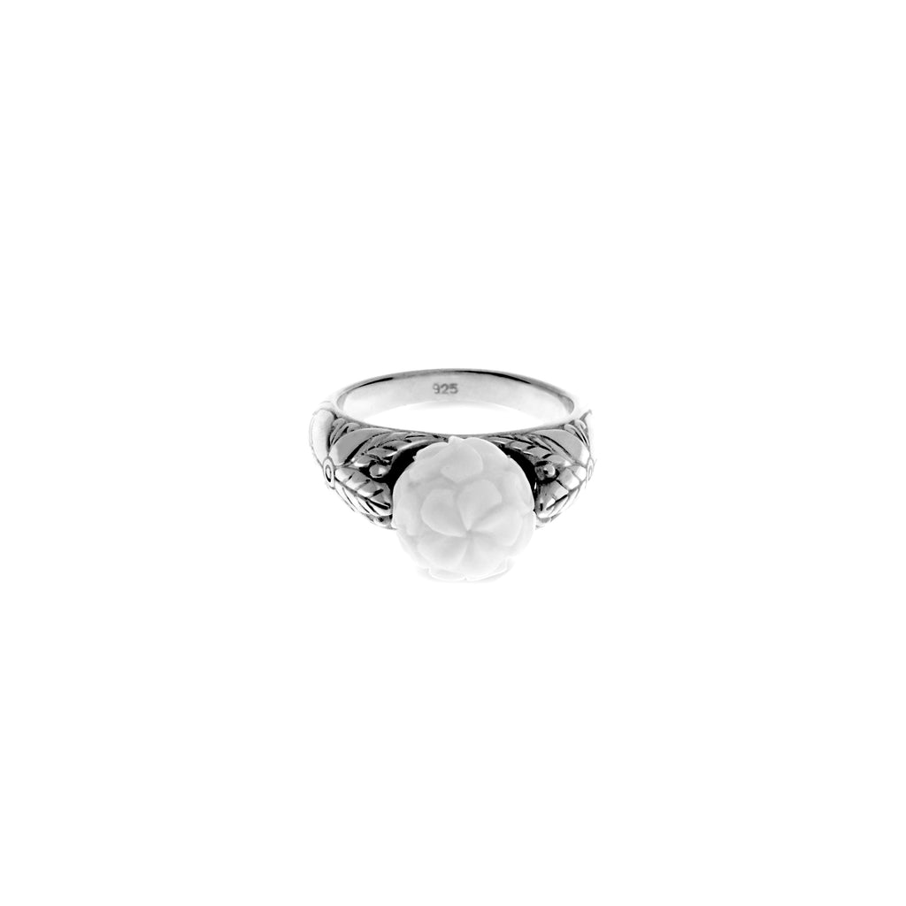 Small 925 Silver Cocktail Ring Japanese Collection