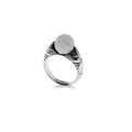 Small 925 Silver Cocktail Ring Japanese Collection