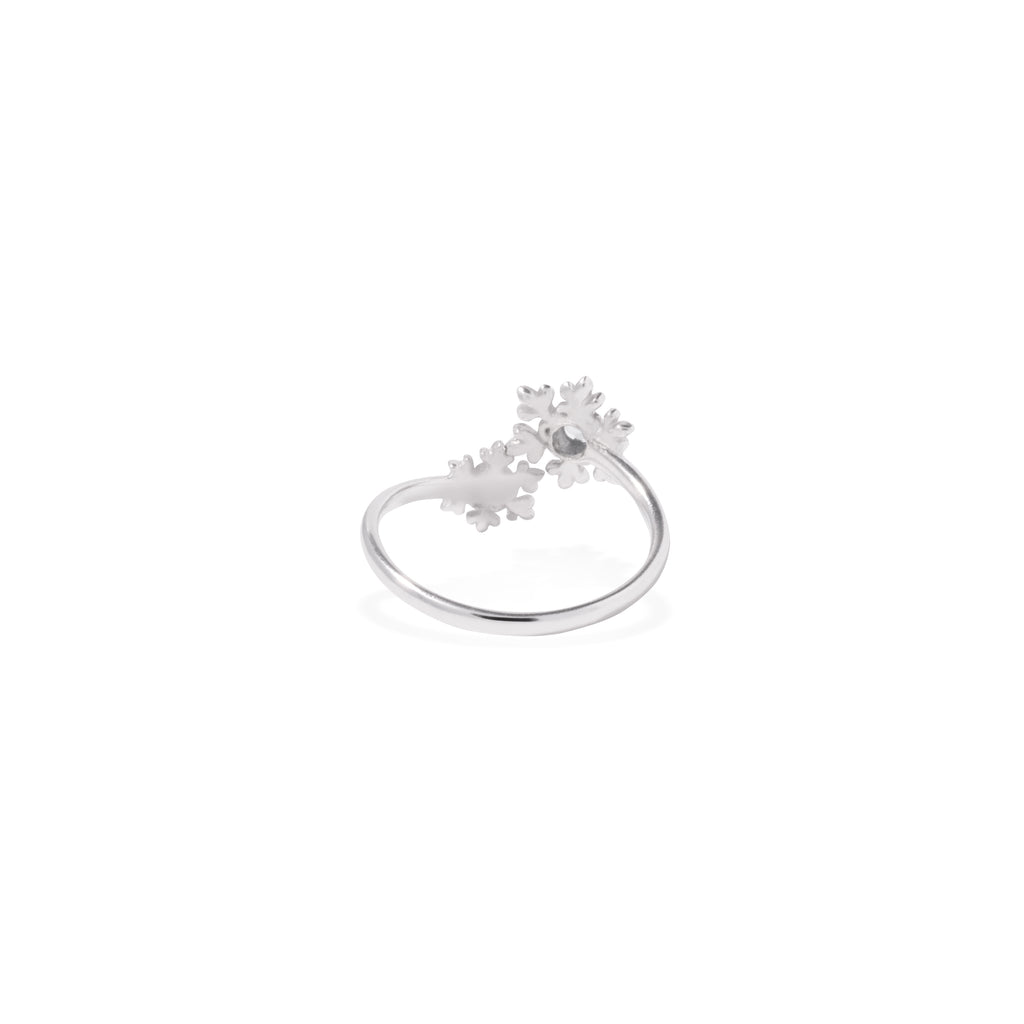 925 Sterling Silver Fractal Collection Adjustable Ring