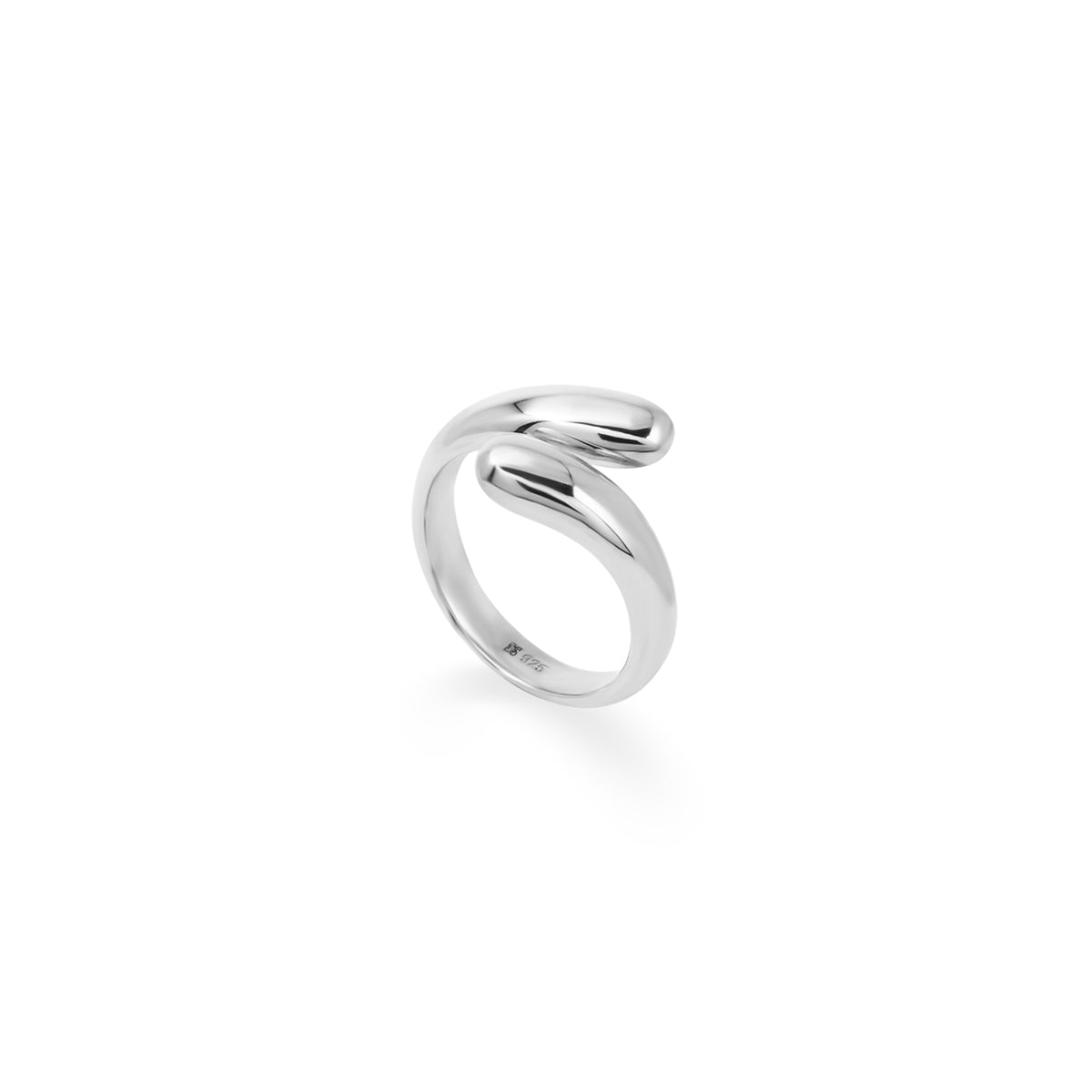 Cincin Adjustable Koleksi Elara Drop Sterling Silver 925