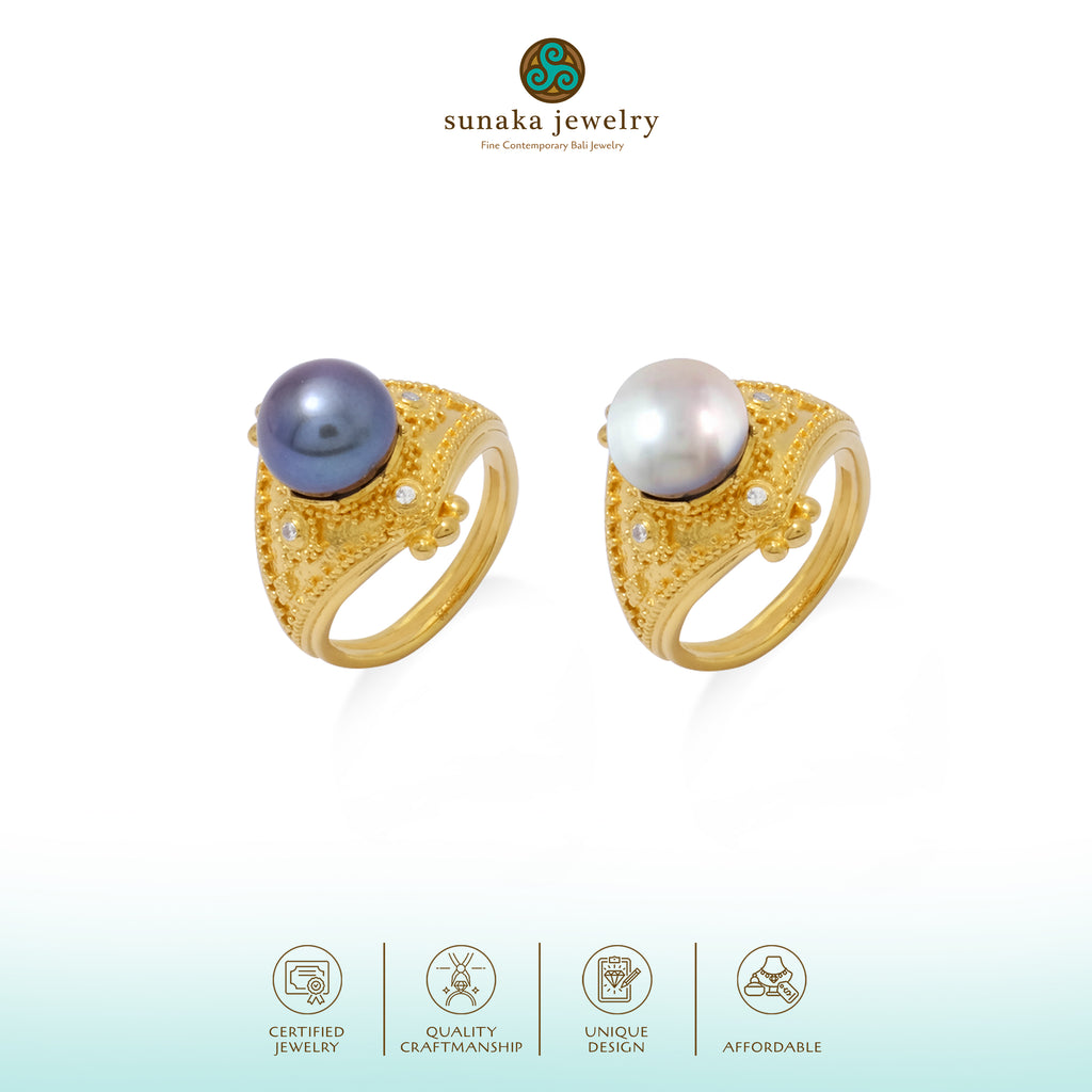 Cincin Cocktail Perak 925 Koleksi Sri Kencana