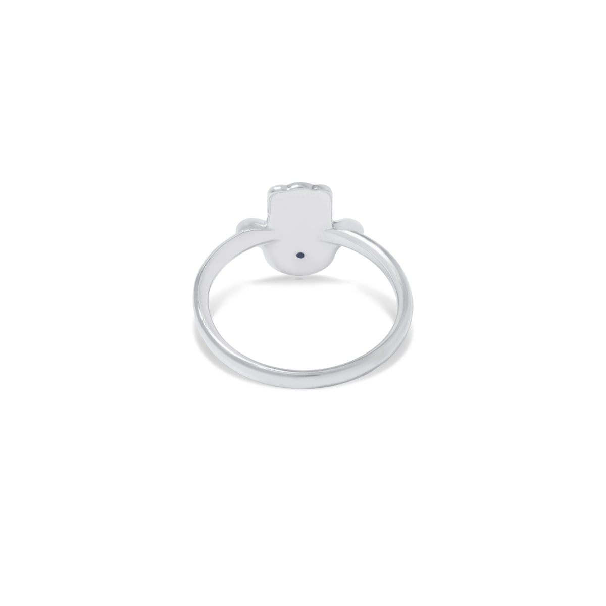Hamsa Sterling Silver 925 Ring Set of 2