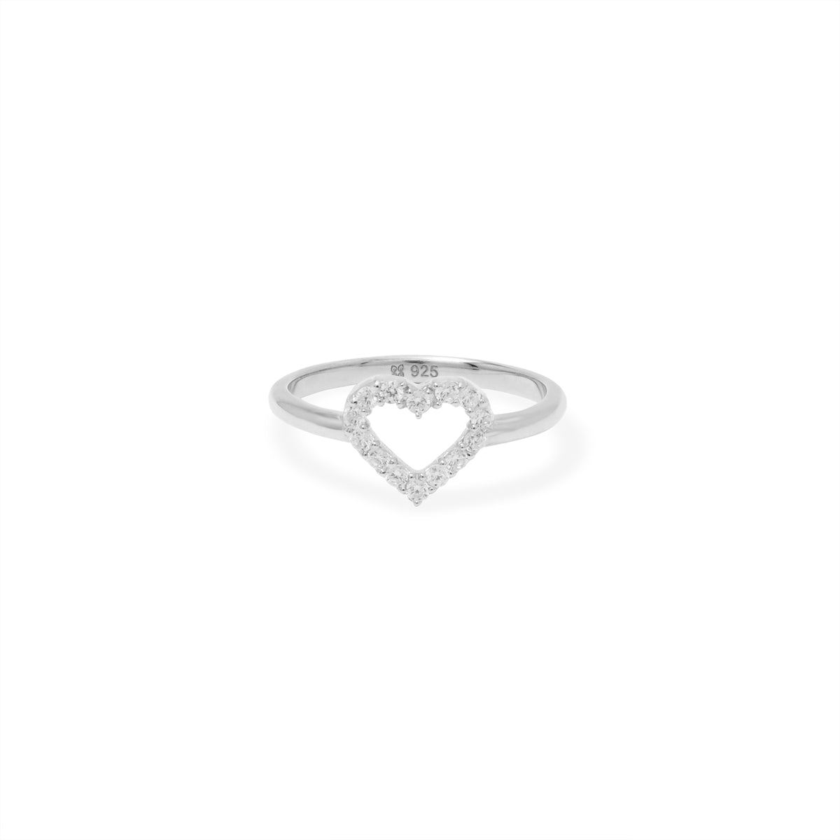 Cincin Heart Koleksi Dainty Heart Sterling Silver 925
