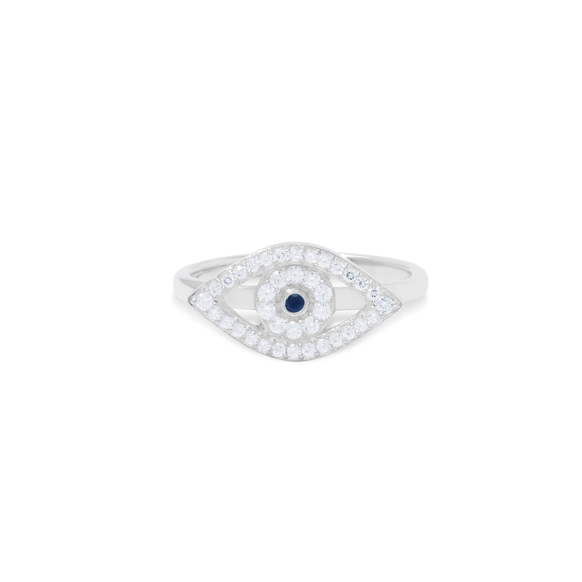 Cincin Cocktail Perak Koleksi Evil Eye Sterling Silver 925