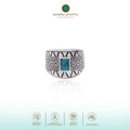 Bohemian Collection 925 Sterling Silver Band Ring