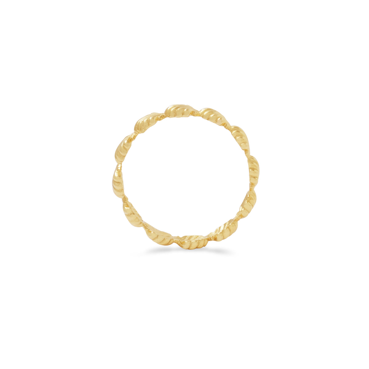 Cincin Band Koleksi Shell Sterling Silver 925