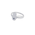 Hamsa Sterling Silver 925 Ring Set of 2