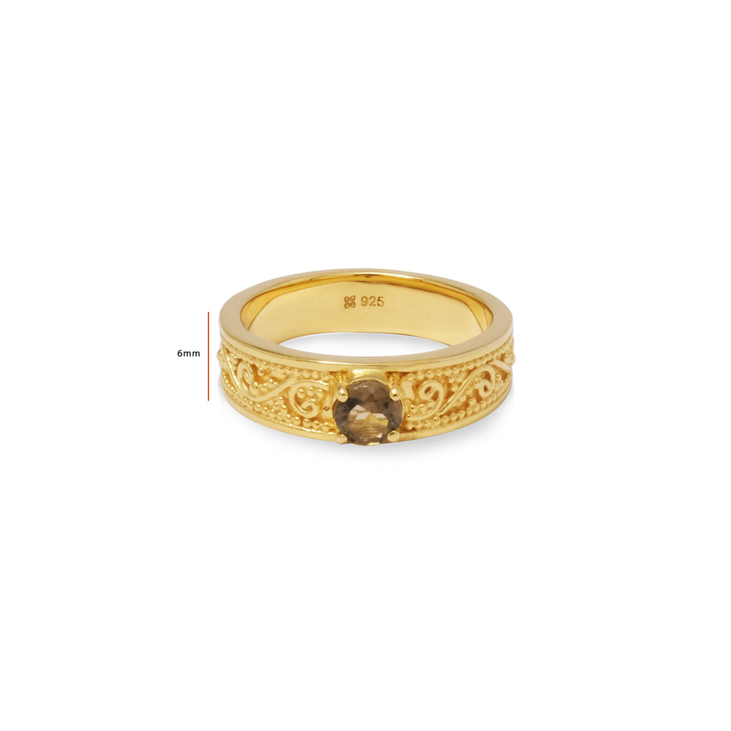 Cincin Cocktail Koleksi Mandala Sterling Silver 925