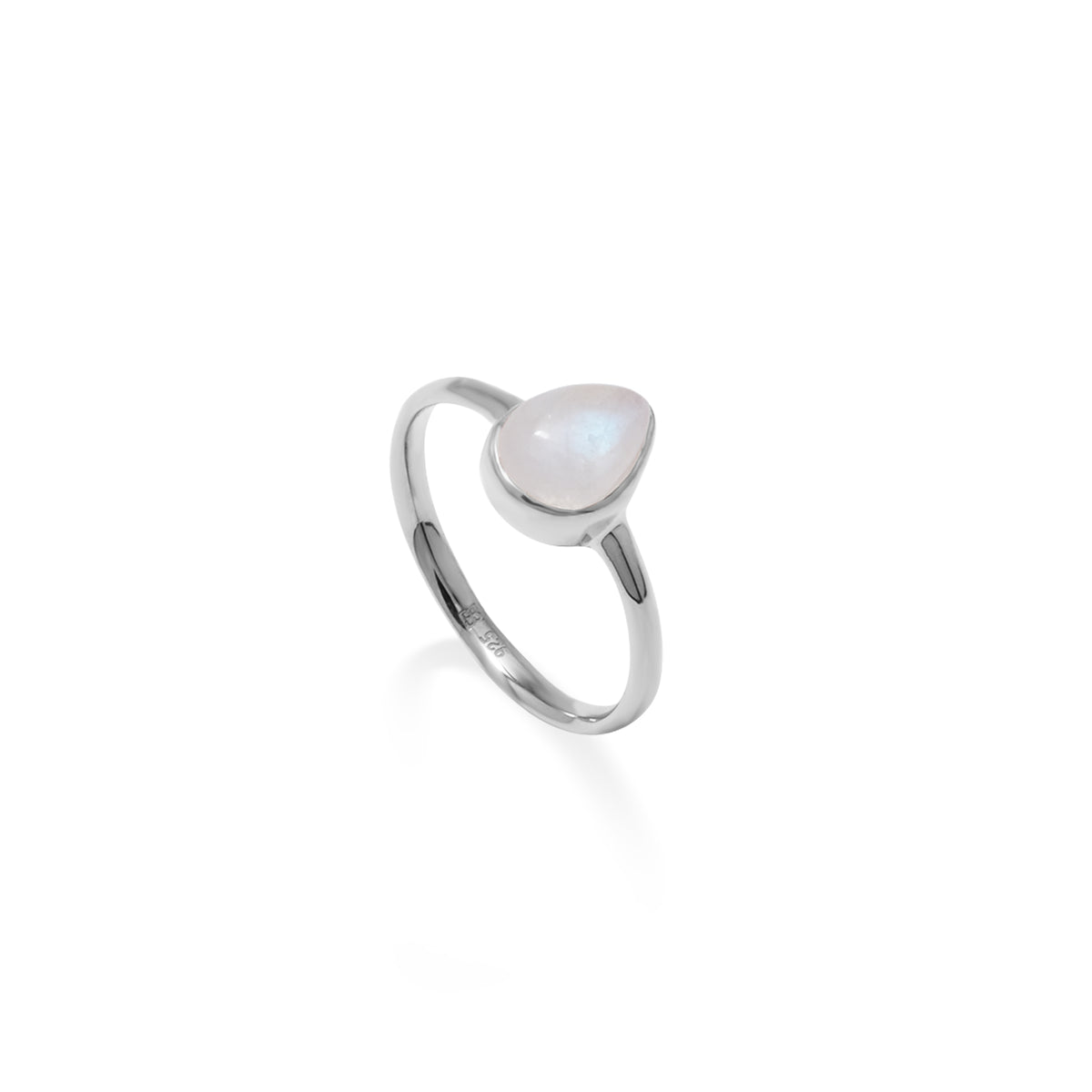 Cincin Teardrop Koleksi Serenity Perak 925