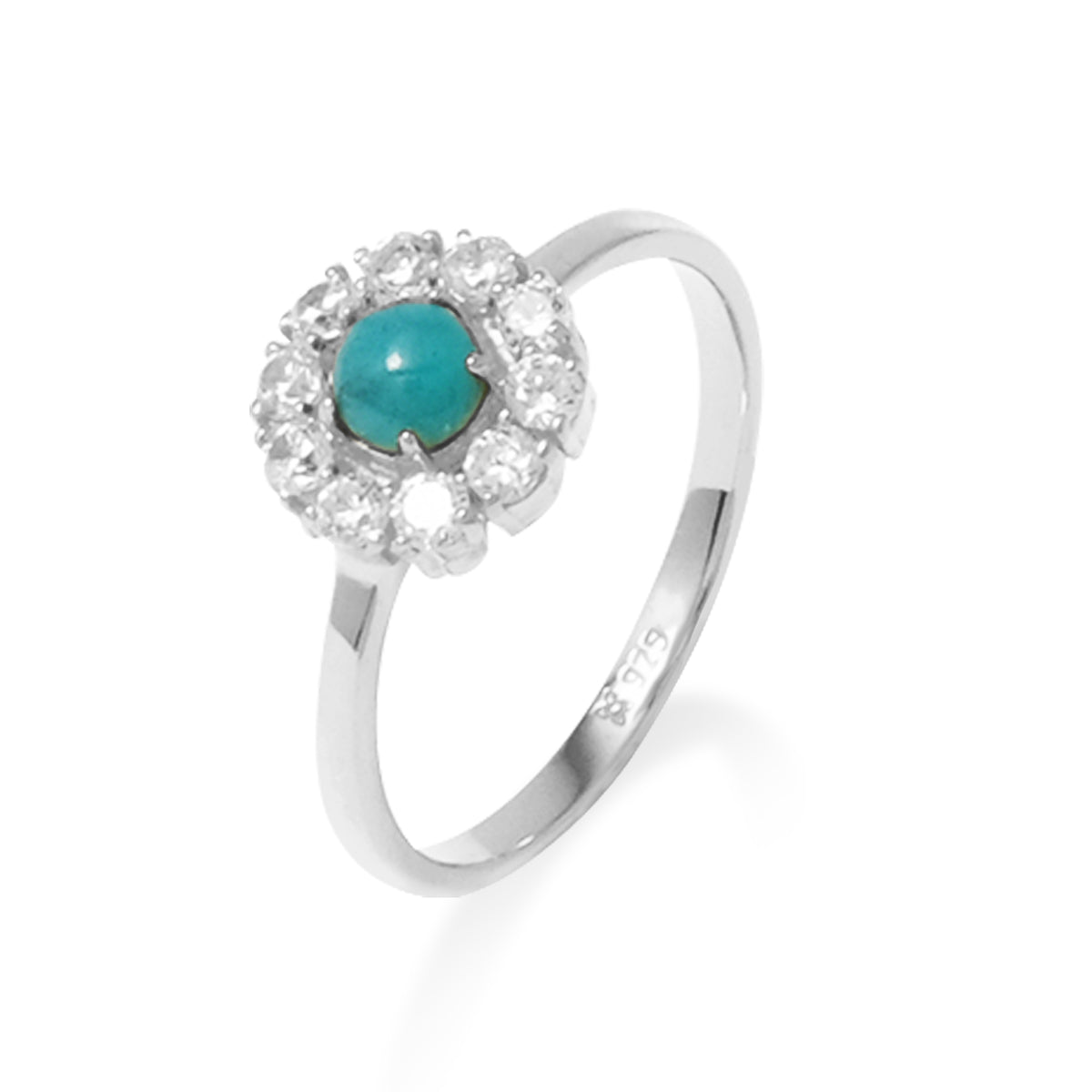 Cincin Flower Perak 925 Koleksi Azzura