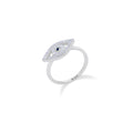 Evil Eye Collection Sterling Silver 925 Cocktail Ring