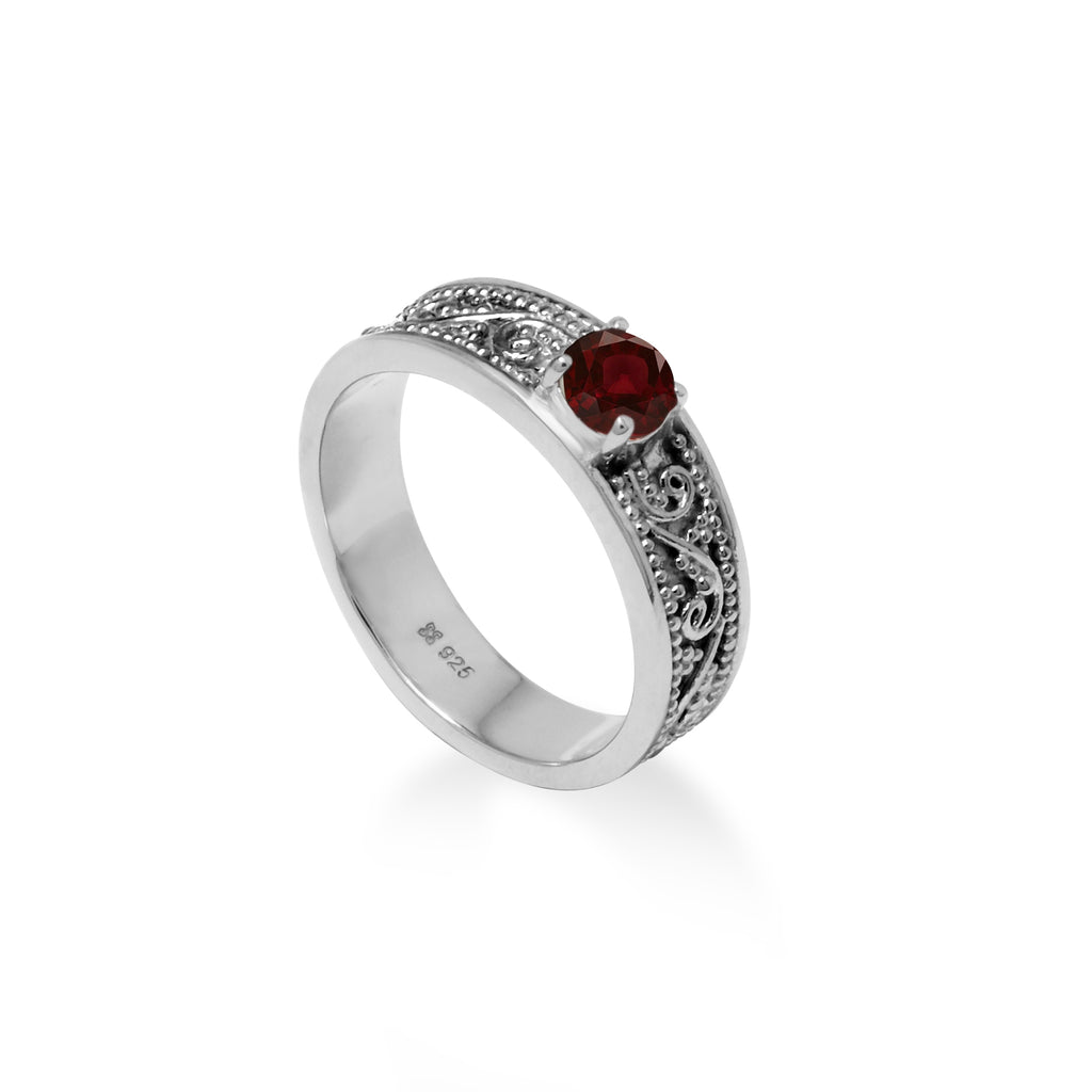 Cincin Cocktail Koleksi Mandala Sterling Silver 925