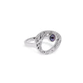 925 Silver Black Pearl Dulcet Collection Ring