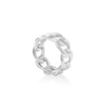Cincin Rantai Extra Large Perak Koleksi Cuban Sterling Silver 925