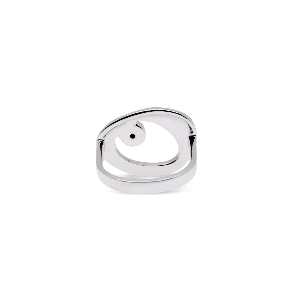 Cincin Perak 925 Mutiara Hitam Koleksi Dulcet