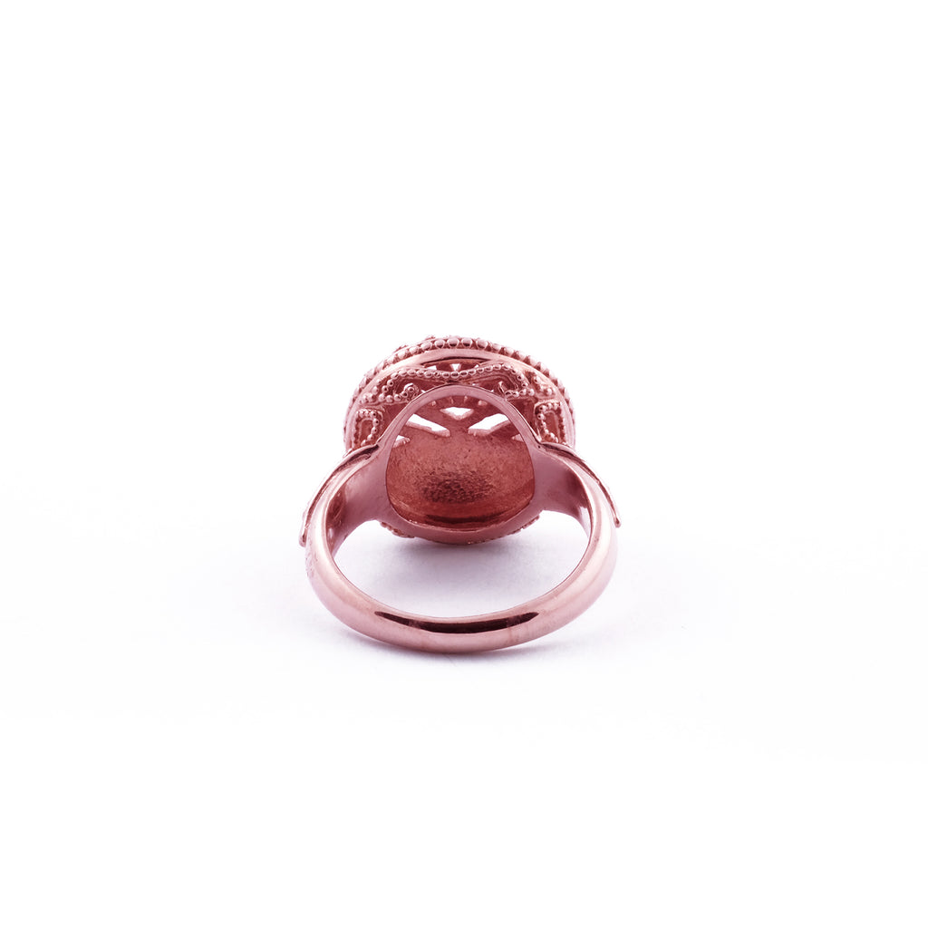 925 Sterling Silver Songket Collection Signet Ring