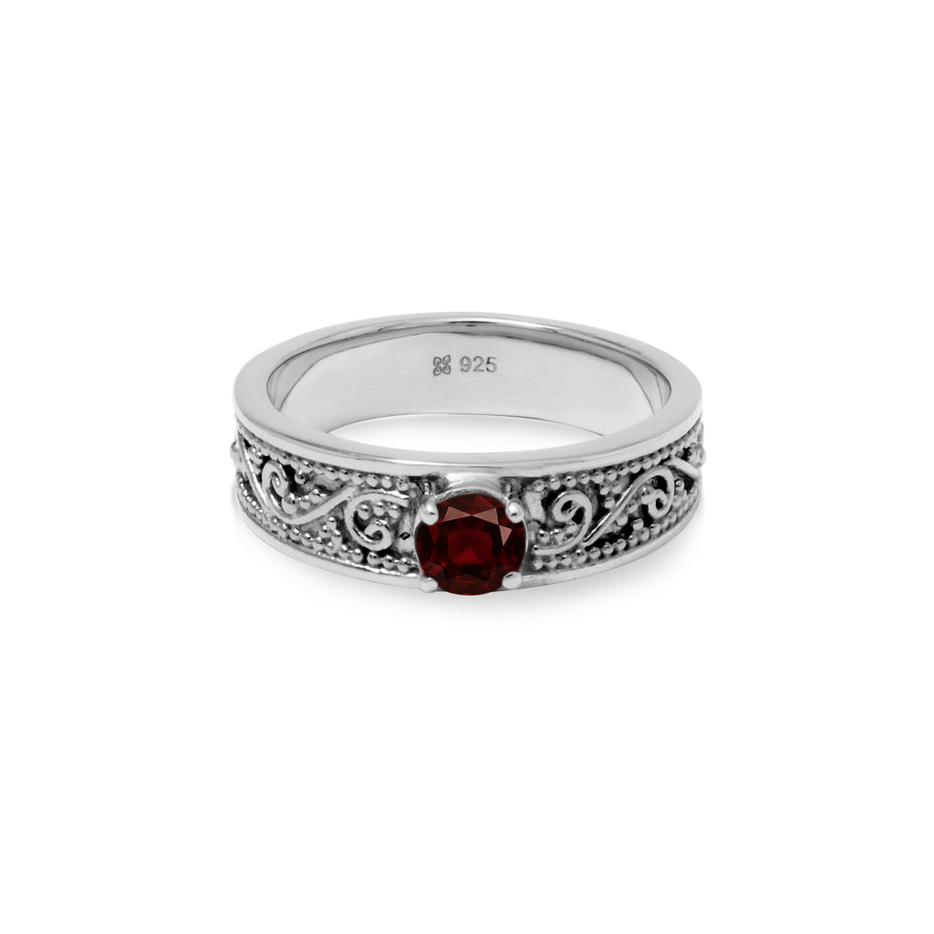 Cincin Cocktail Koleksi Mandala Sterling Silver 925